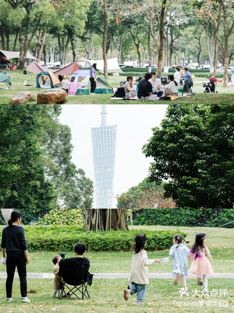 市中心免费遛娃露营地之二沙岛|附拍照攻略