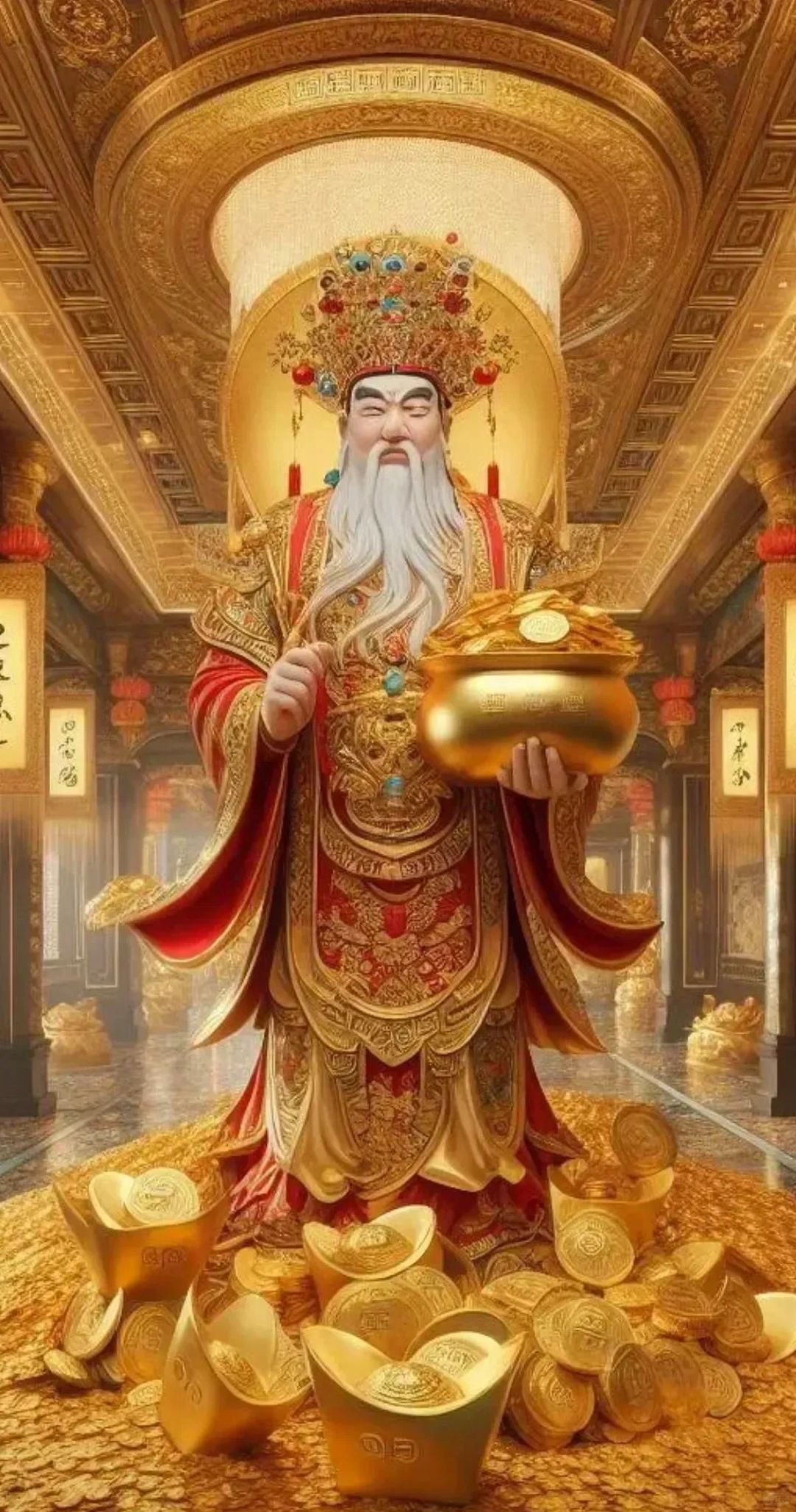 财神爷给你送财来了
见者近期会有一笔横财入账
彩票中大奖
正财偏财横财滚滚来
2