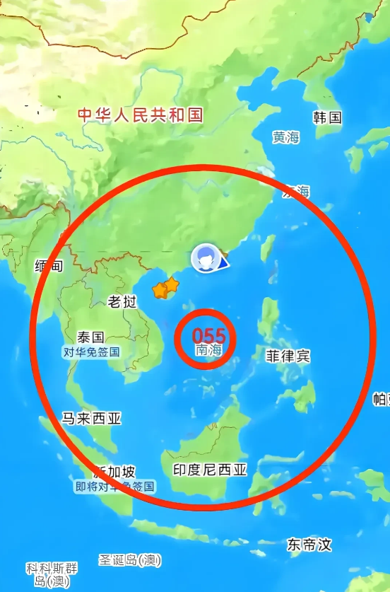 什么是战略威慑，这就是战略威慑，055的对陆攻击半径就是我们讲道理的依据，任何胆