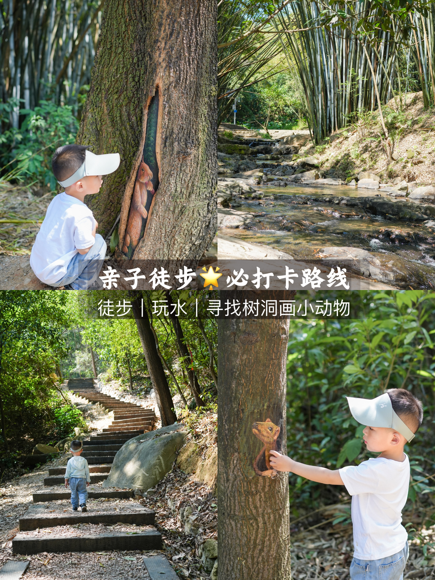 广州💯萌趣的亲子徒步玩水路线