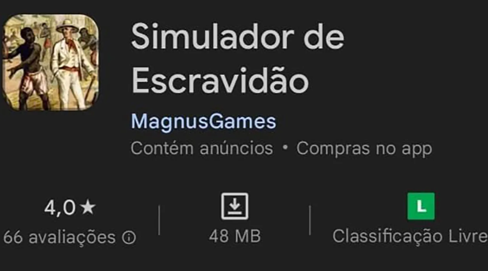 在巴西引发众怒后，谷歌下架《奴隶模拟器》游戏