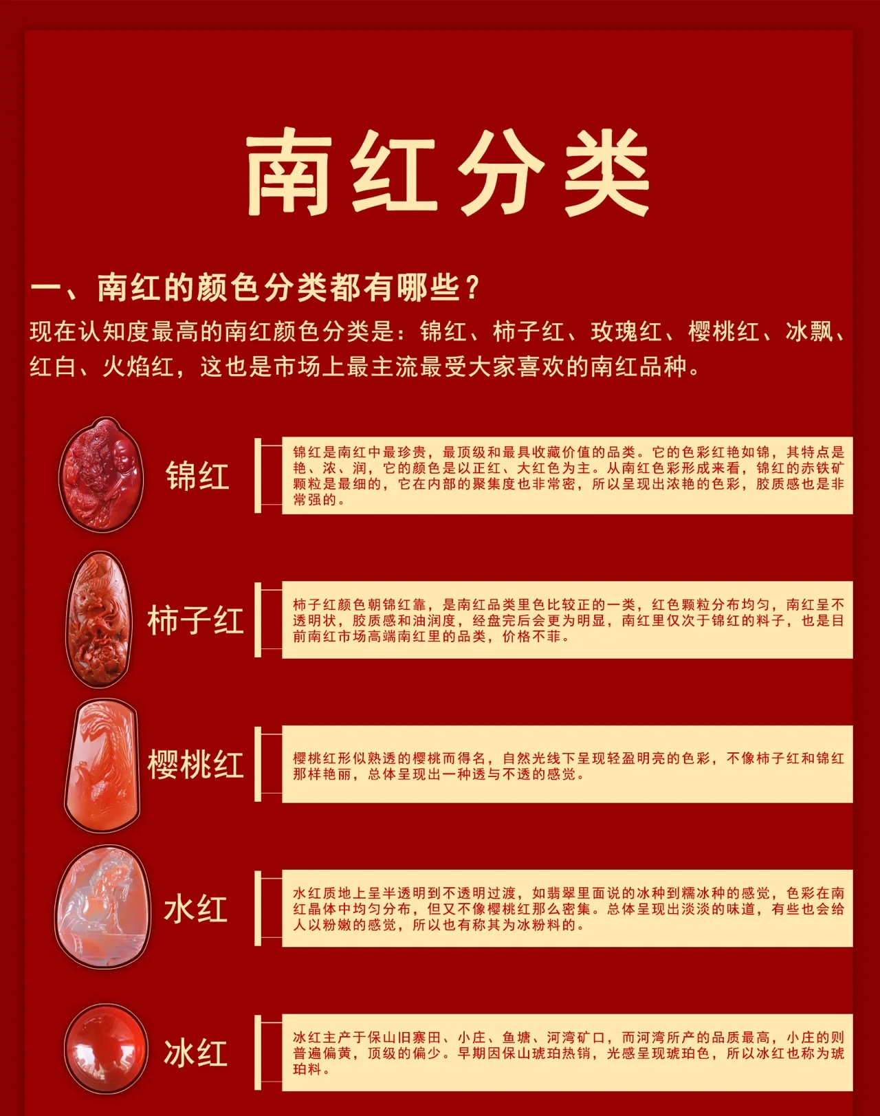 科普篇/南红分类科普不懂的玩家快过来啦