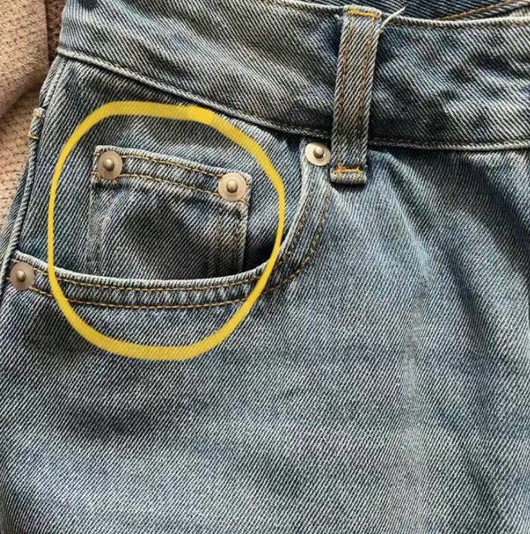 穿了几十年的裤子了.不知道这个口袋有啥用？