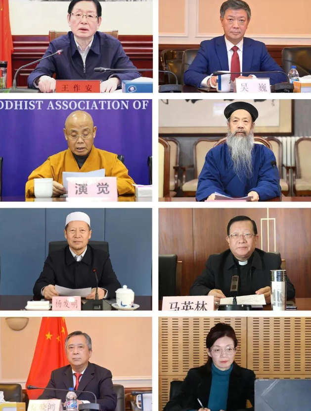 中国是世界上唯一一个所有宗教坐在一起开会的国家，有些国家已经被搞得天翻地覆了。
