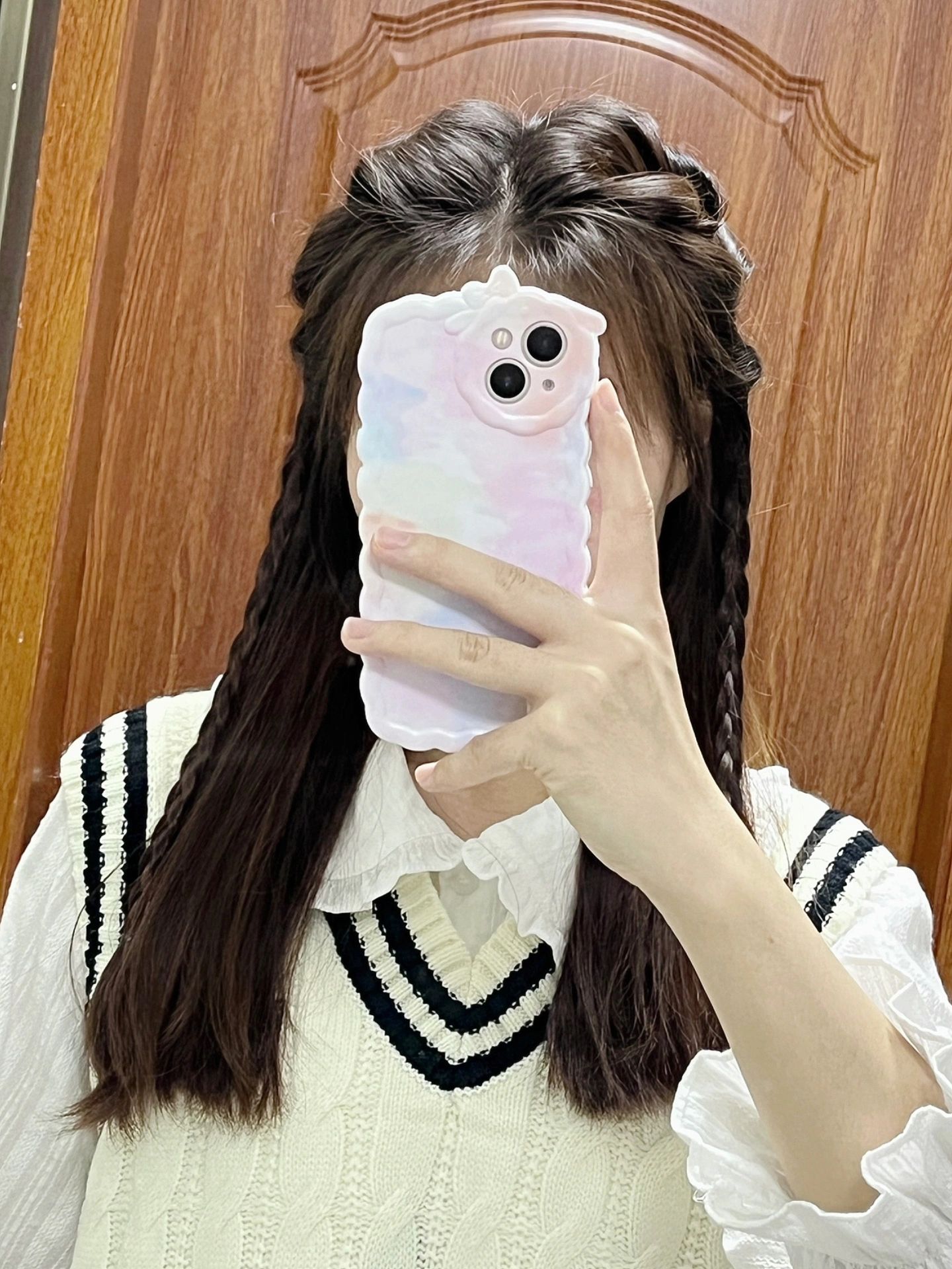 披肩发教程#中长发披肩编发教程#