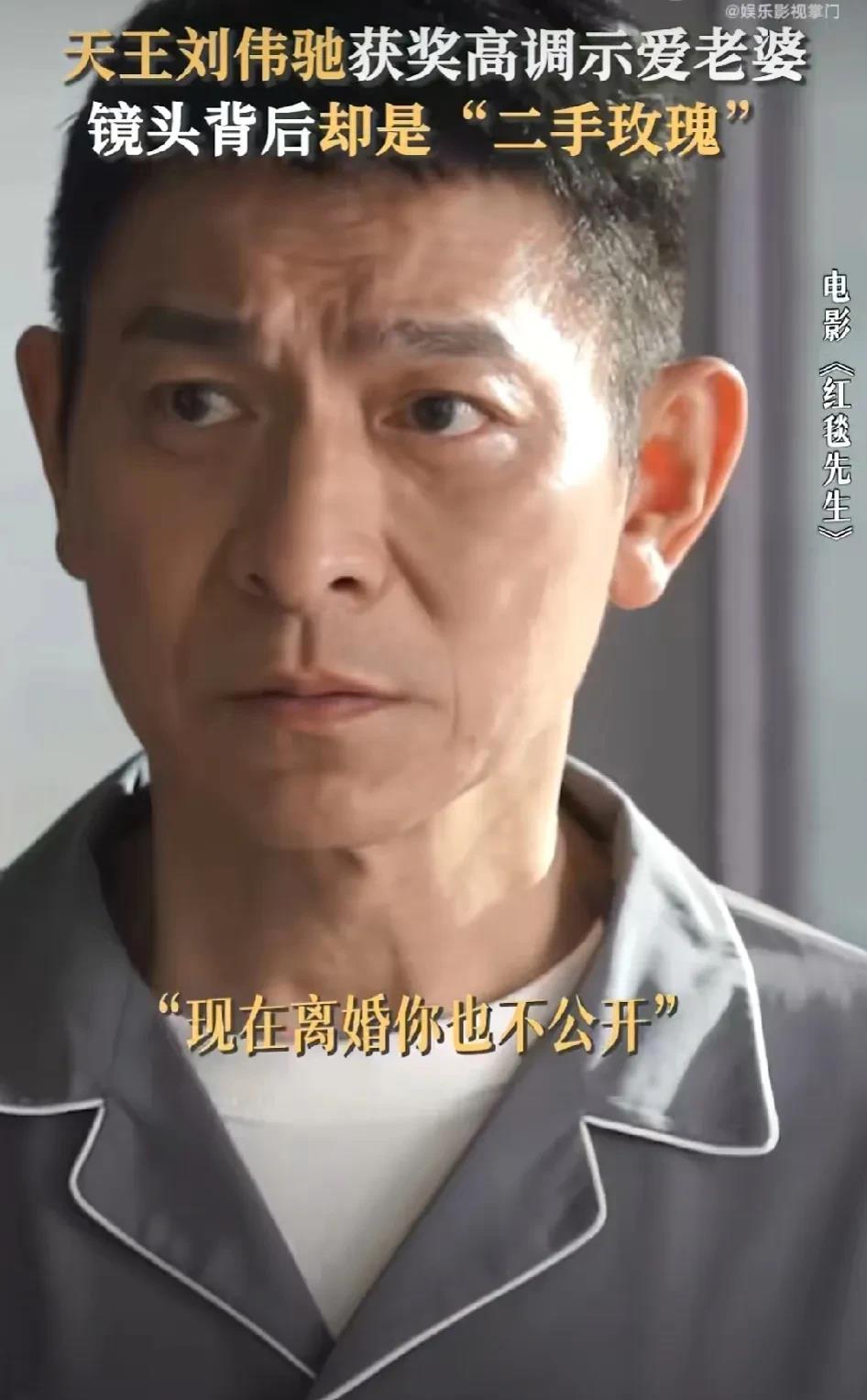 果然还得是宁浩敢拍啊 ​。
刘德华和林熙蕾在《红毯先生》中饰演隐婚夫妻，剧中出现