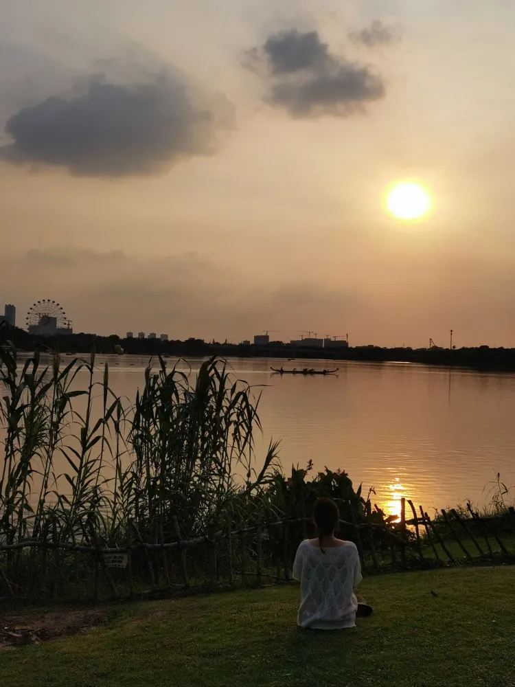 白云湖|湖泊摩天轮看一场治日落