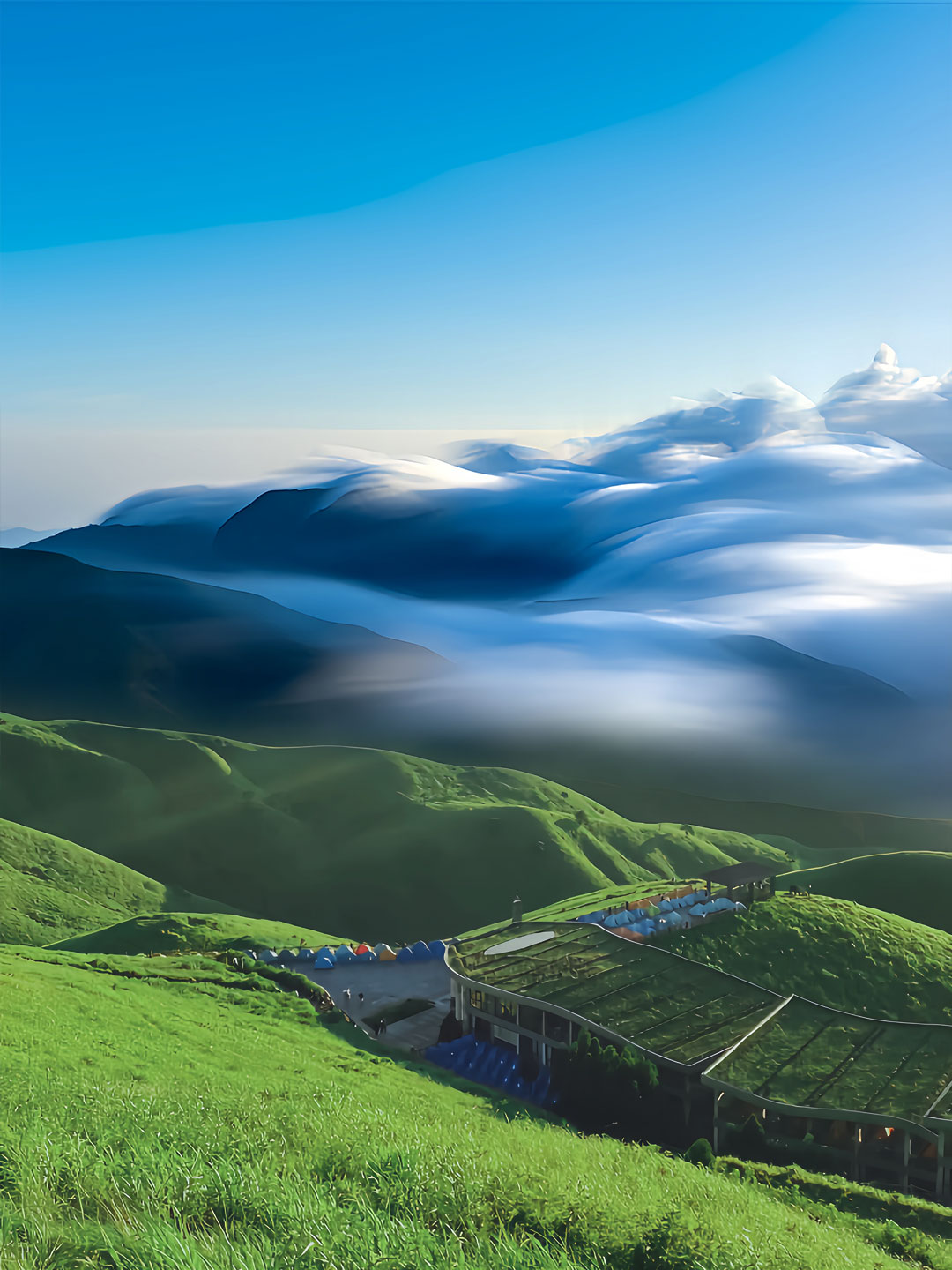 大学生穷游武功山