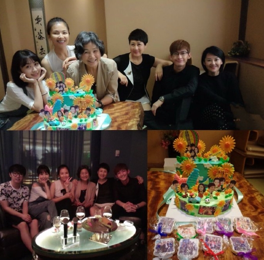 录制结束回国后只有花少1和花5聚会了[喵喵] ​​​