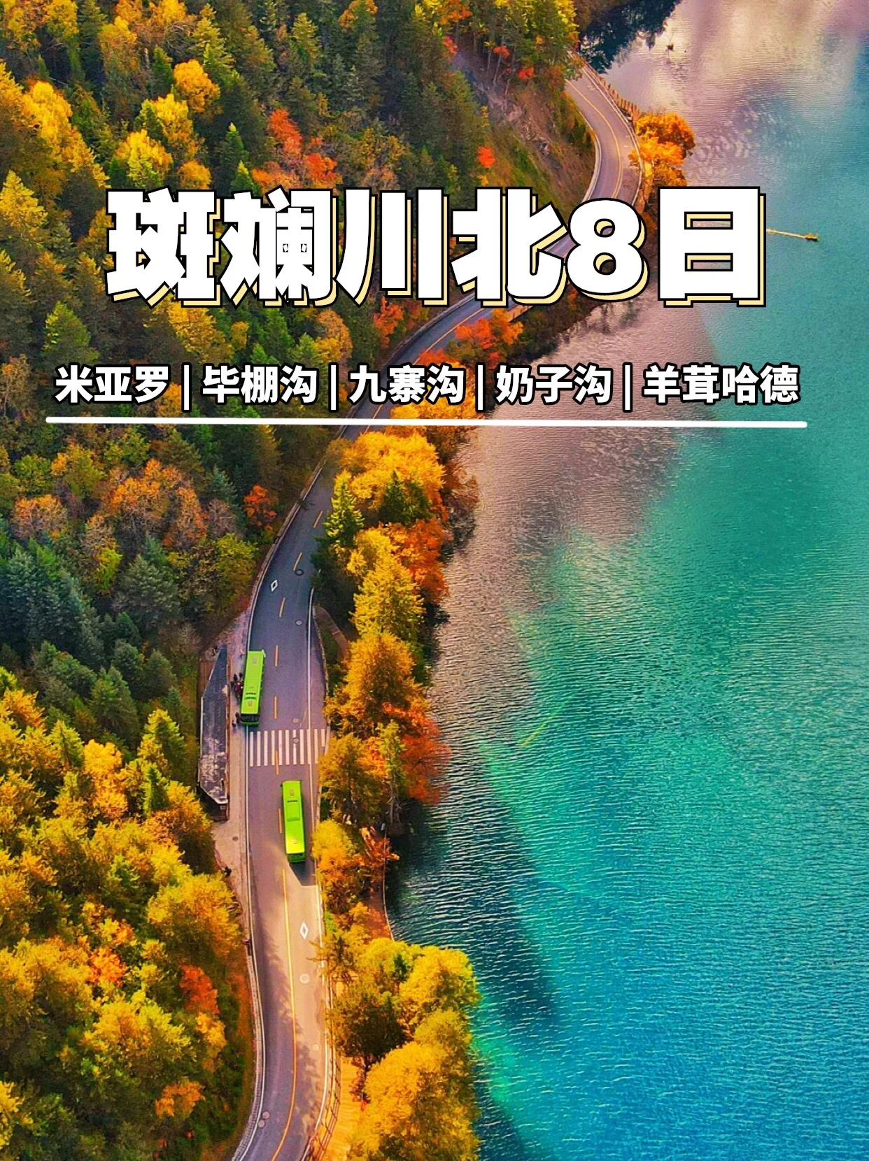 走完这条川北路线✅才算真正看过秋日童话