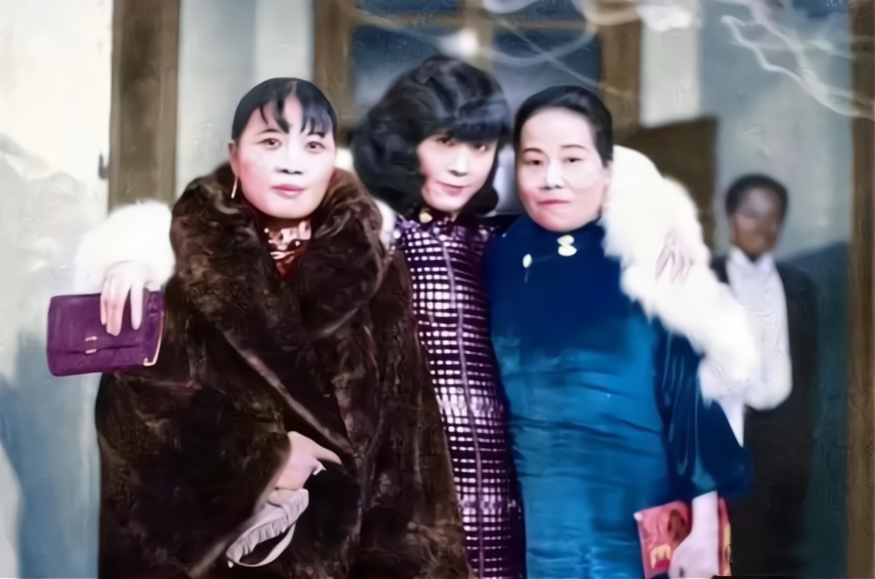 张学良原配于凤至的公关能力到底有多强，此照片可见一二，这是1931年，于凤至、宋