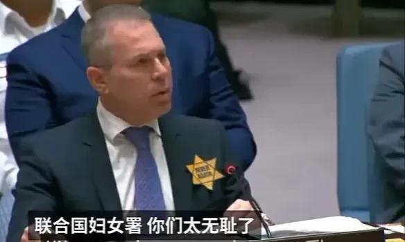 以色列驻联合国代表大骂发言人和妇女署：“你们太无耻了”
以色列驻联合国代表大骂三