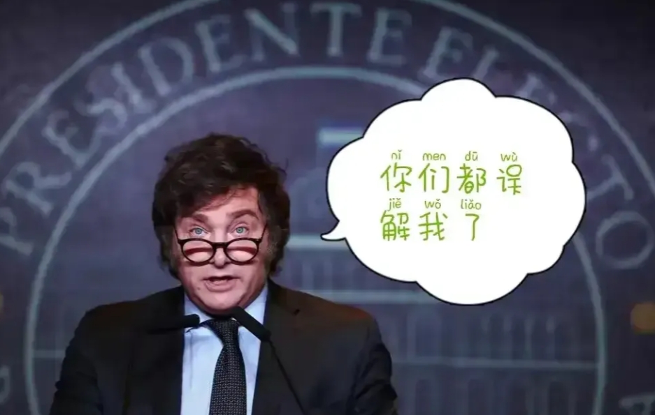 我们都误解了阿根廷总统哈维尔.米莱！

11月23日，哈维尔.米莱接受电视台采访