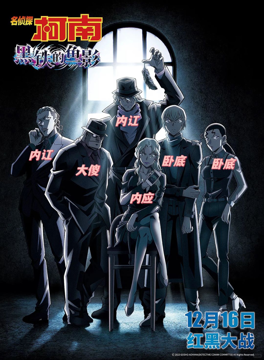 观影｜名侦探柯南：黑铁的鱼影
真的是一年一会
想要看精彩的红黑碰撞 只能等每年的