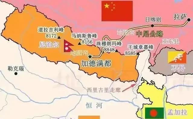 我们最陌生的邻国，尼泊尔！14.7万平方公里，相当于我们山东省这么大；人口280