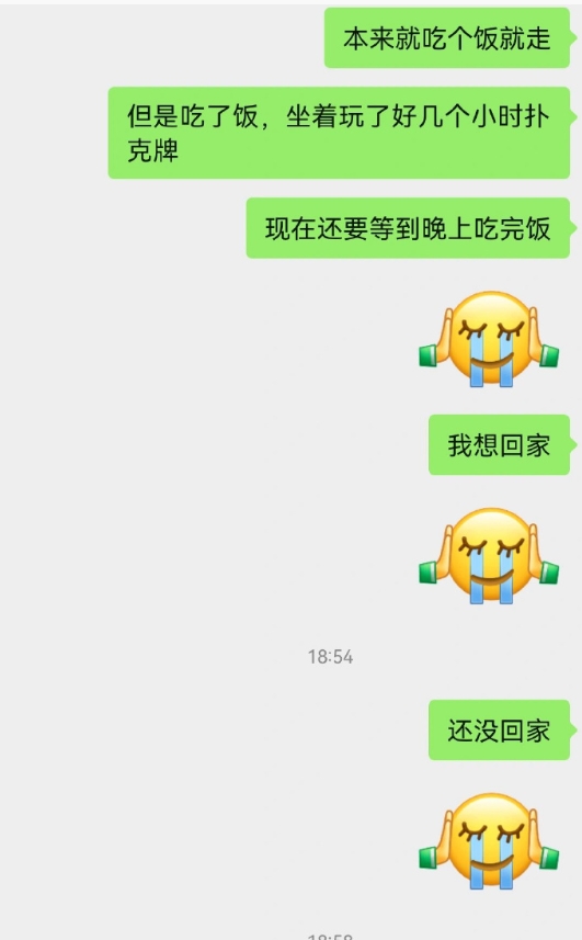 男朋友走亲戚走崩溃了