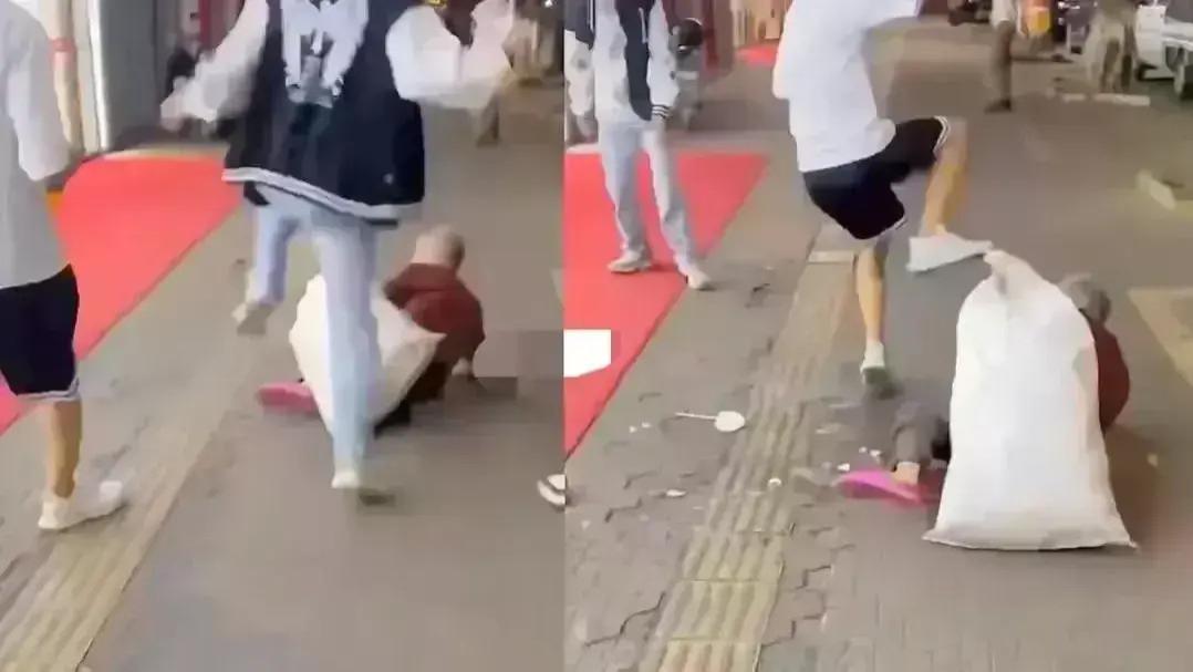 后续！广东拾荒老人被打，处理结果惹众怒，有公司悬赏以暴制暴