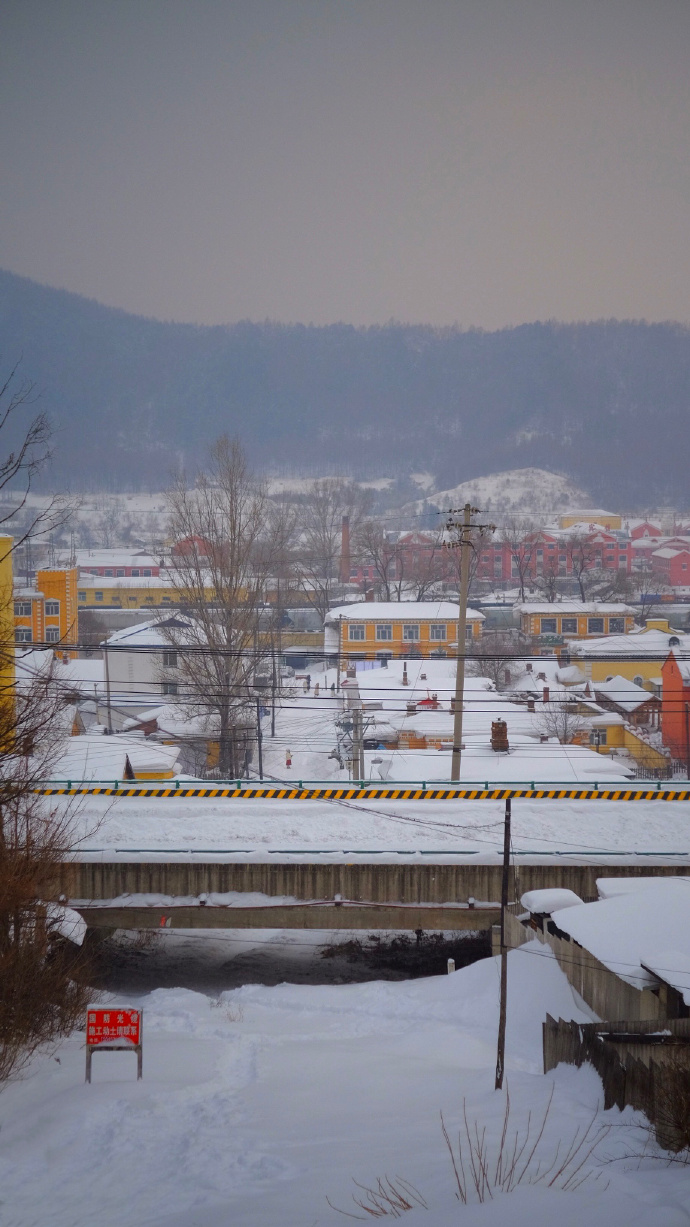 去了一个很漂亮的地方看雪，哈尔滨·横道河子 ​