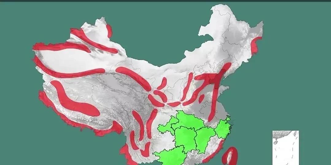 
从地图上看，完全不在地震带上的省市有：上海，重庆，湖北，湖南，江西，浙江，广西