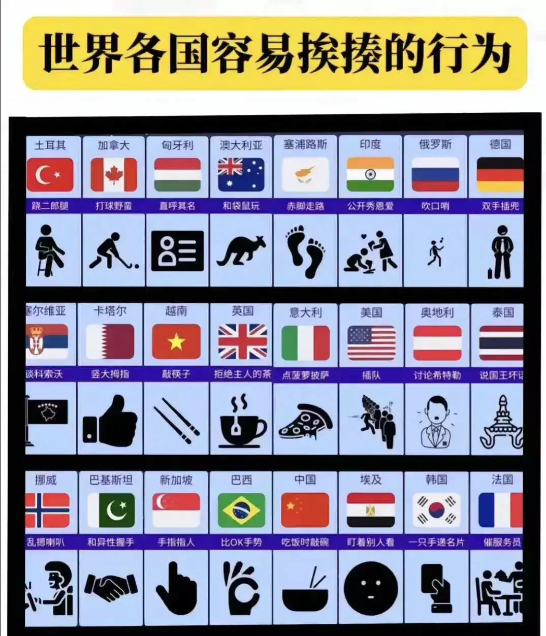 世界各国作死行为
