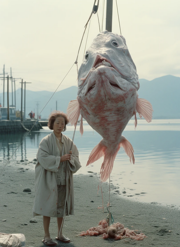 也许不远的将来，日本渔民打渔会是这样的场景。。。