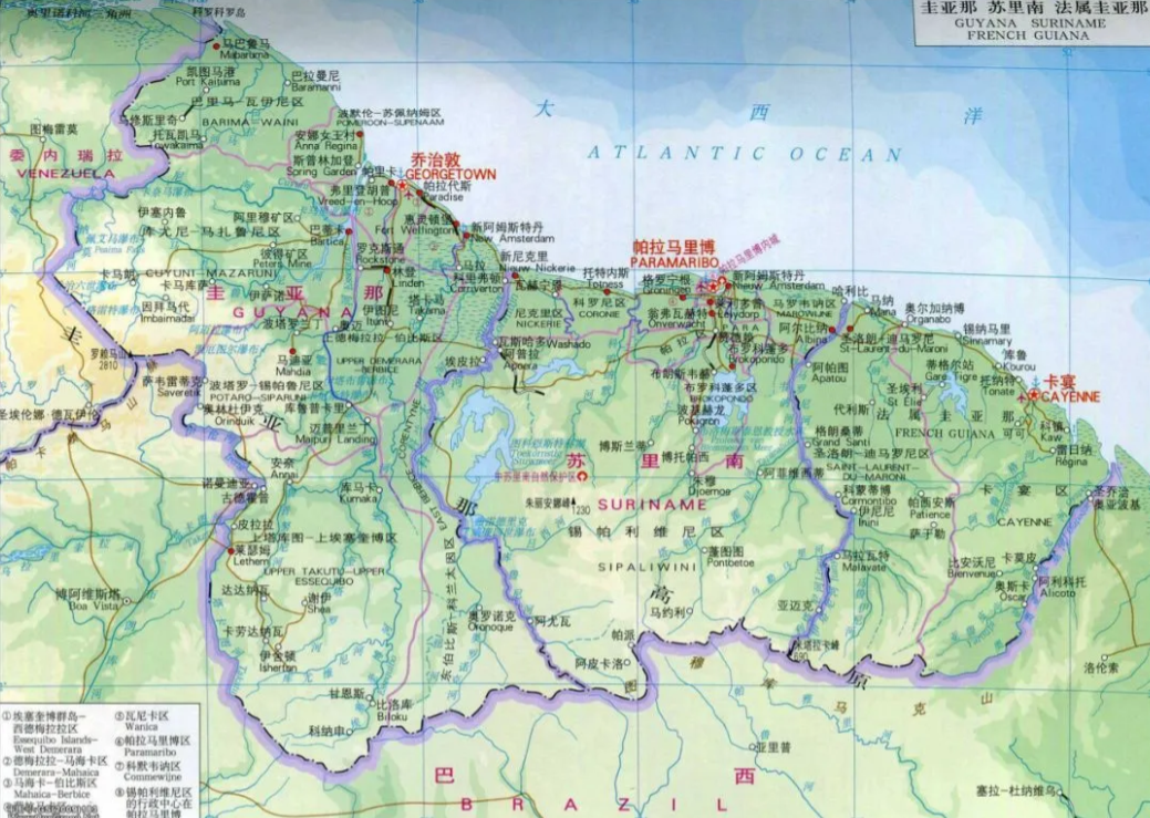 曾几何时，南美洲的国家，都是欧洲国家的殖民地。前几天，委内瑞拉还要和邻国圭亚那，