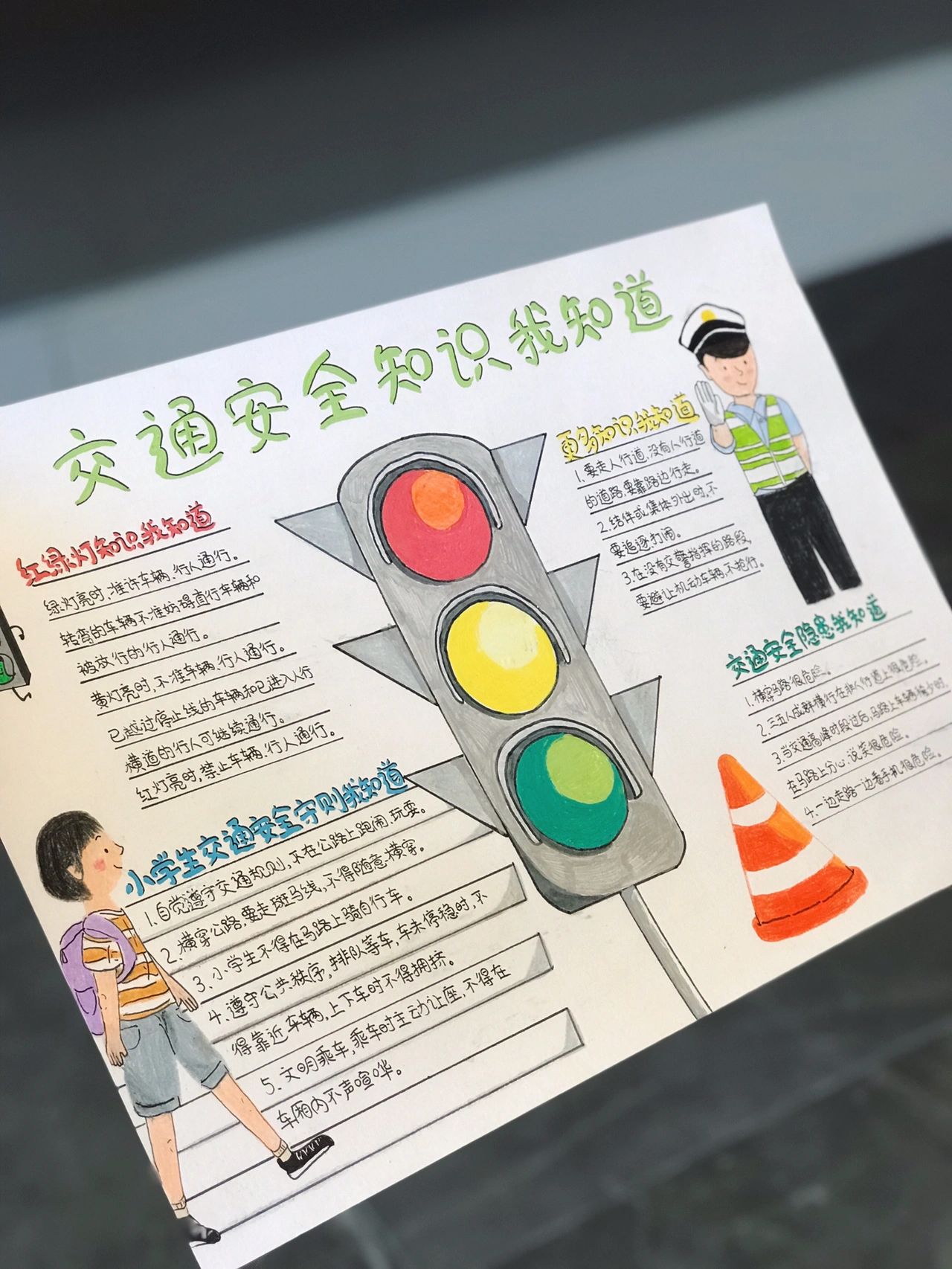 交通安全#手抄报#