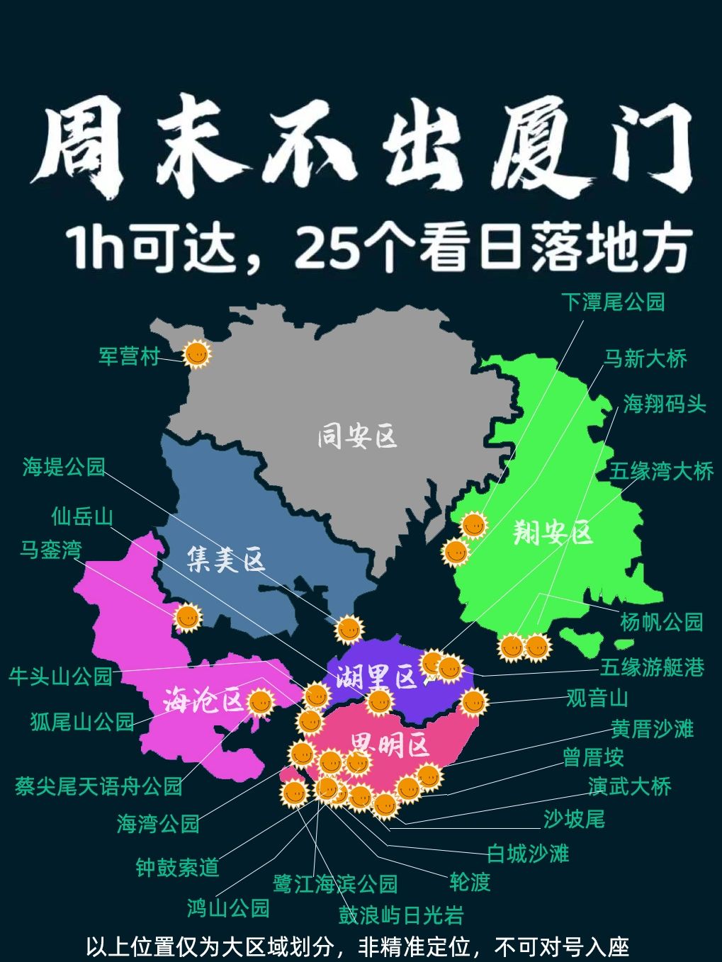 周末不出厦门🔥25个必看日落地方