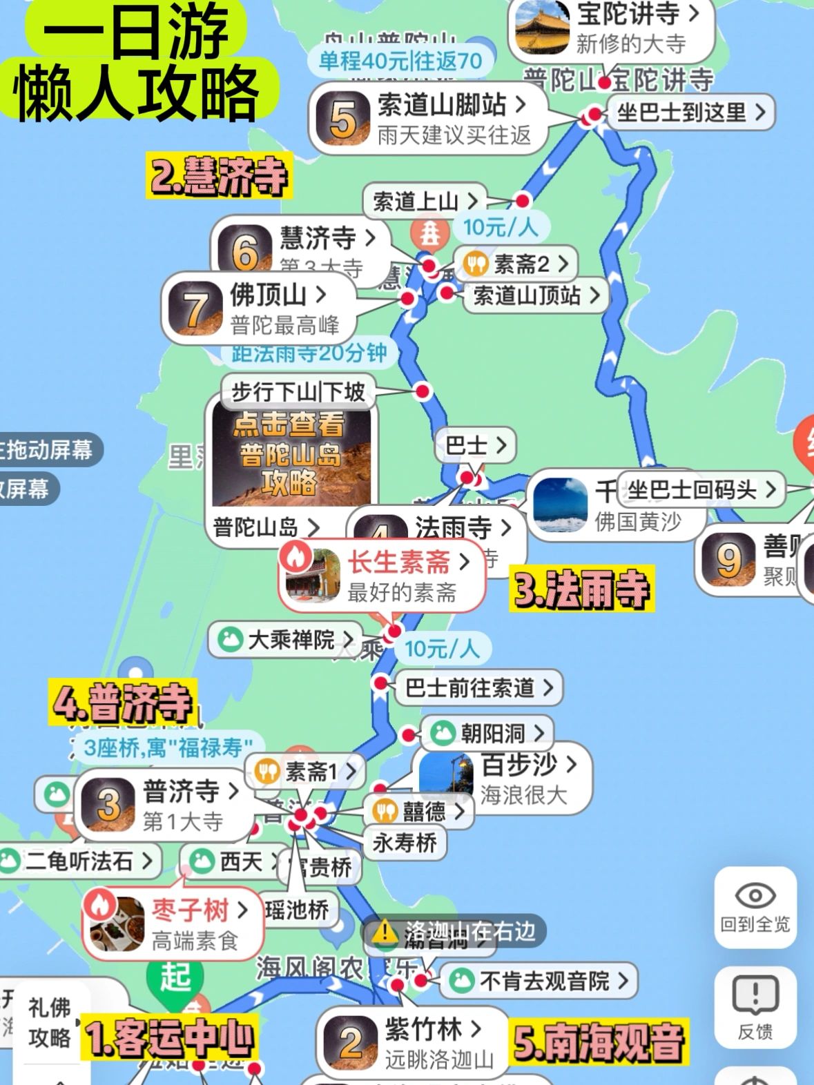 普陀山｜省钱省时间一日游