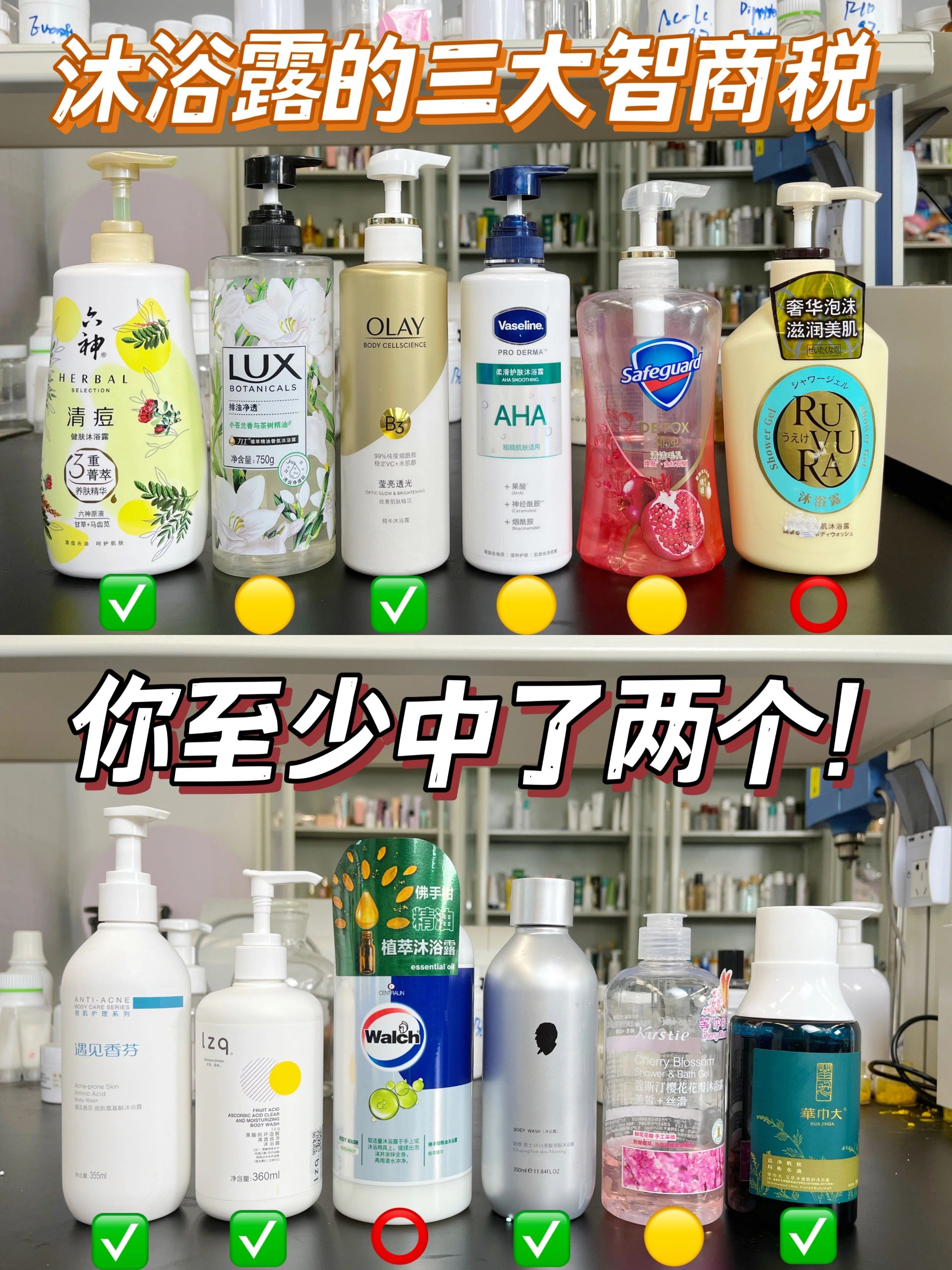 沐浴露三大智商税#沐浴露成分#