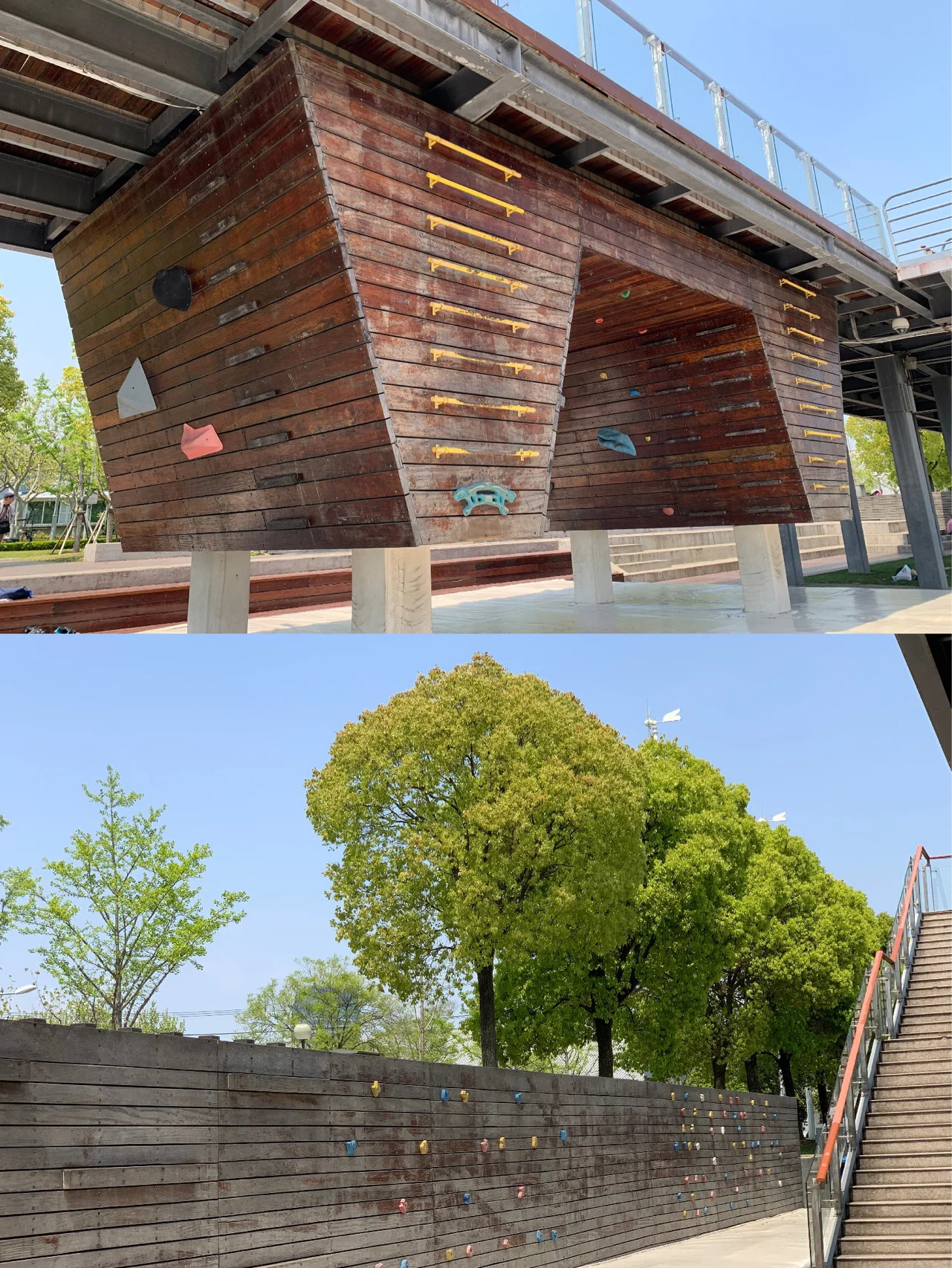 亲子🌈骑车攀岩野餐遛狗遛娃in徐汇滨江