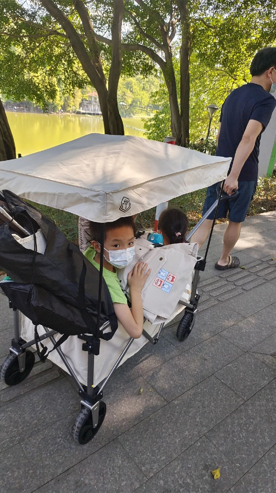 麓湖公园帐篷野餐初体验