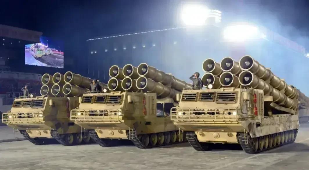 朝鲜火炮世界无敌，韩国始终在惊恐之中，韩国国土狭小，全境都在朝鲜远程火箭炮（朝鲜