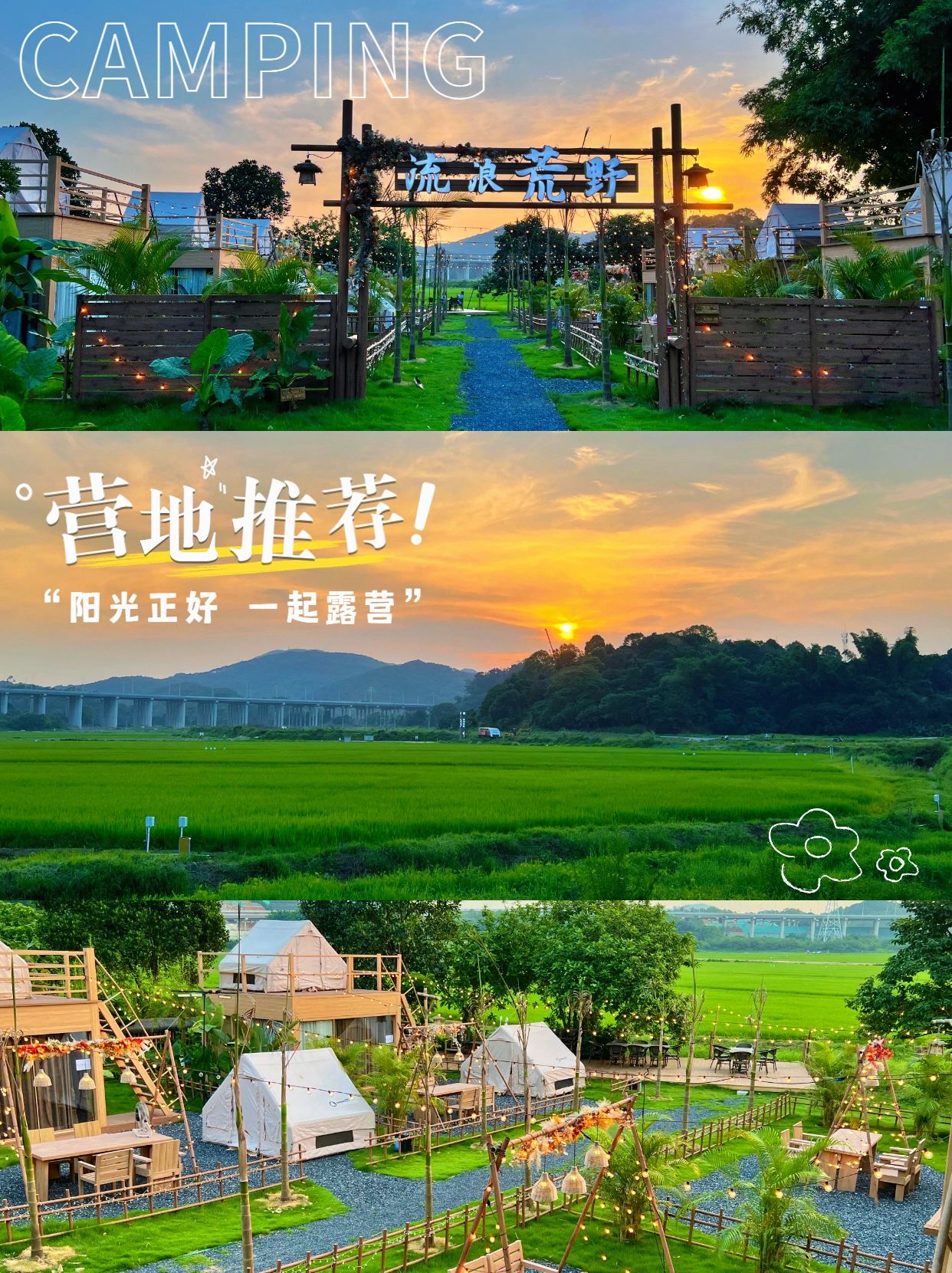 不出广州|在黄埔解锁💫精致野奢露营地