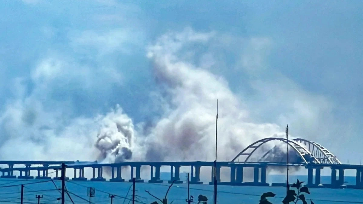 袭击克里米亚刻赤大桥的导弹，俄国专家已经画出了大概发射地点