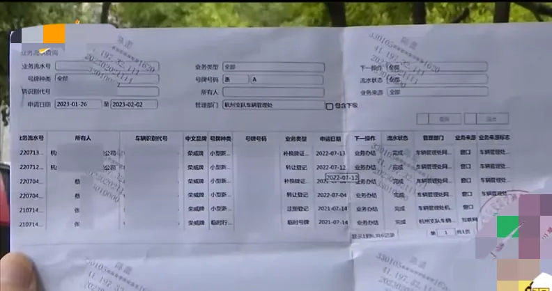 浙江杭州, 昔日好友代卖旧车, 车钱两空车主报警