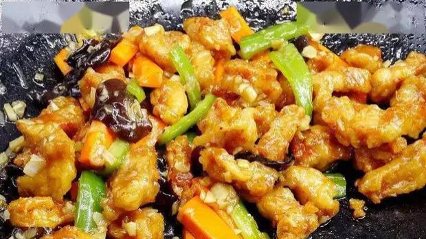 介绍一道东北特色菜溜肉段，太好吃了