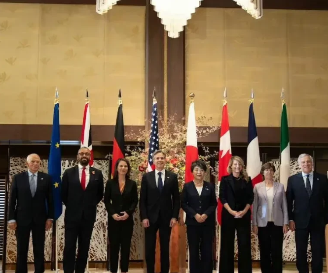 强盗窝确实是强盗窝，不仅强盗窝，还是强盗逻辑。七国集团发表联合声明，主要内容有三