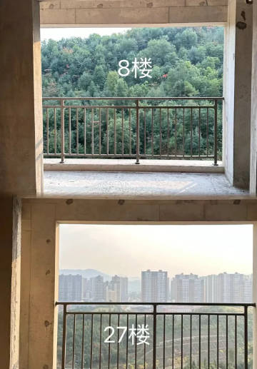 怎么选，8楼绿化养眼，27楼视野开阔？ ​​​
