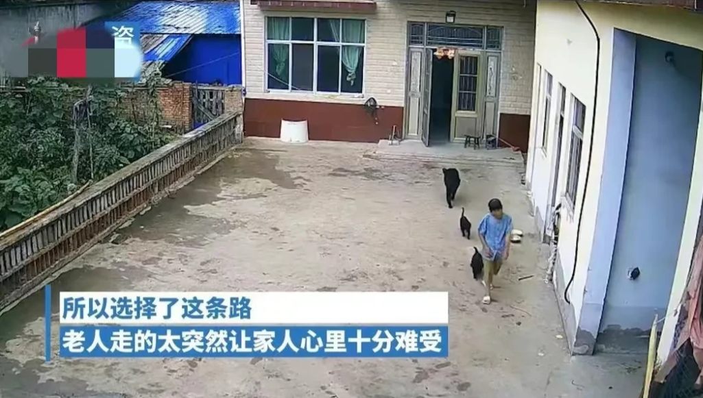 近日，安徽一生病老人，为了不拖累子女，选择了喝药自杀。

喝过药后，她捂着肚子，