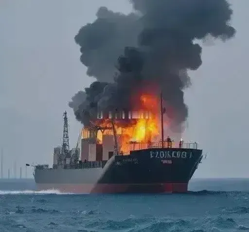 胡塞武装才发出警告后不久，还真有不怕死的。不服气的斯特林达号挂着挪威国旗就驶向以