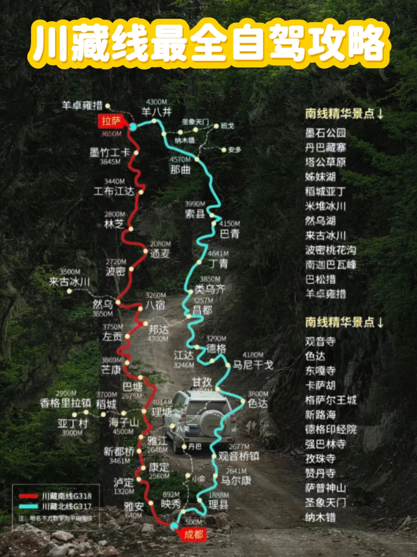 川藏南线vs北线选哪个？特种兵们出发吧