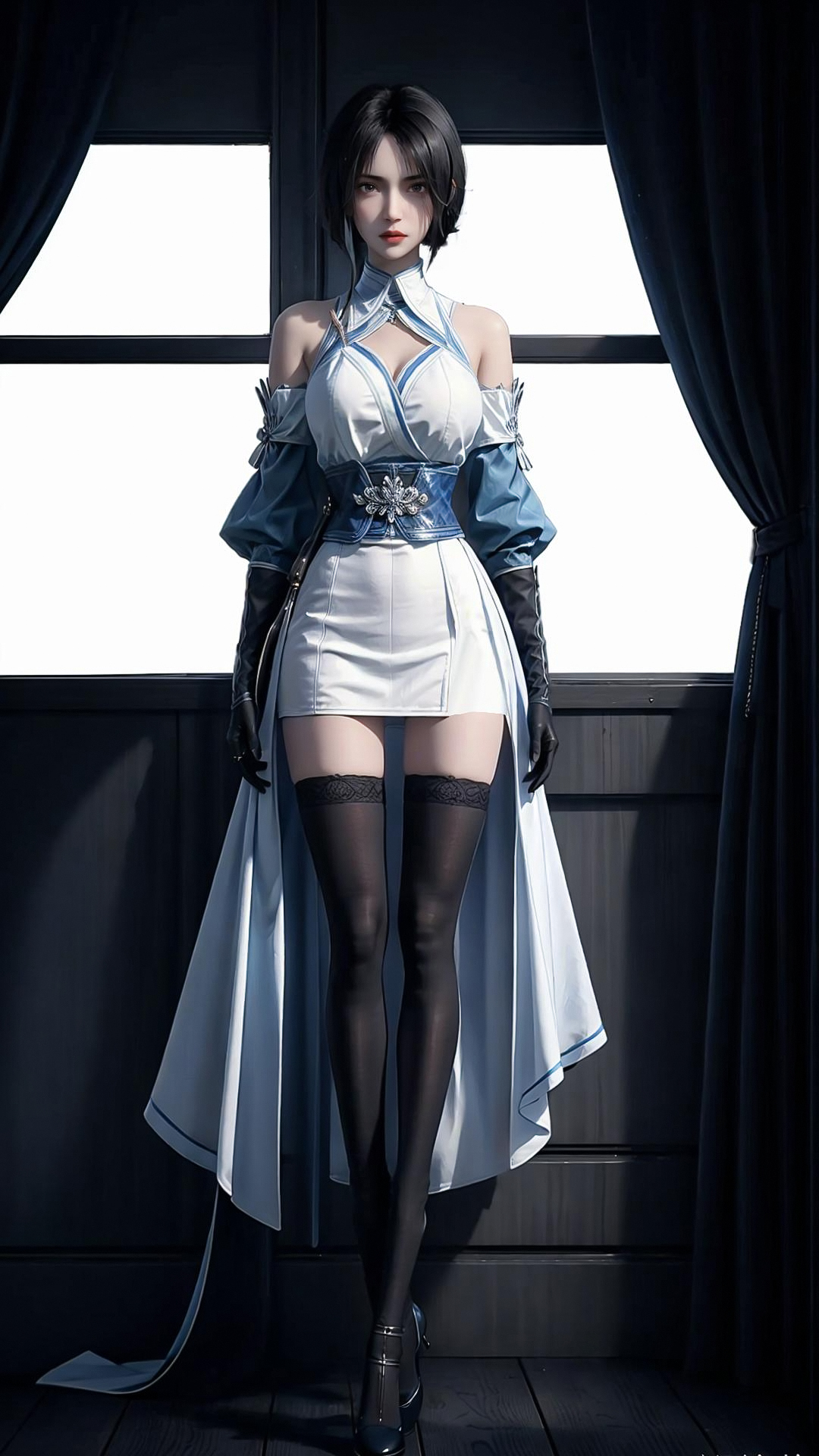 AI绘画｜《画江湖之不良人》高清4K全屏手机壁纸分享：国漫女神姬如雪！