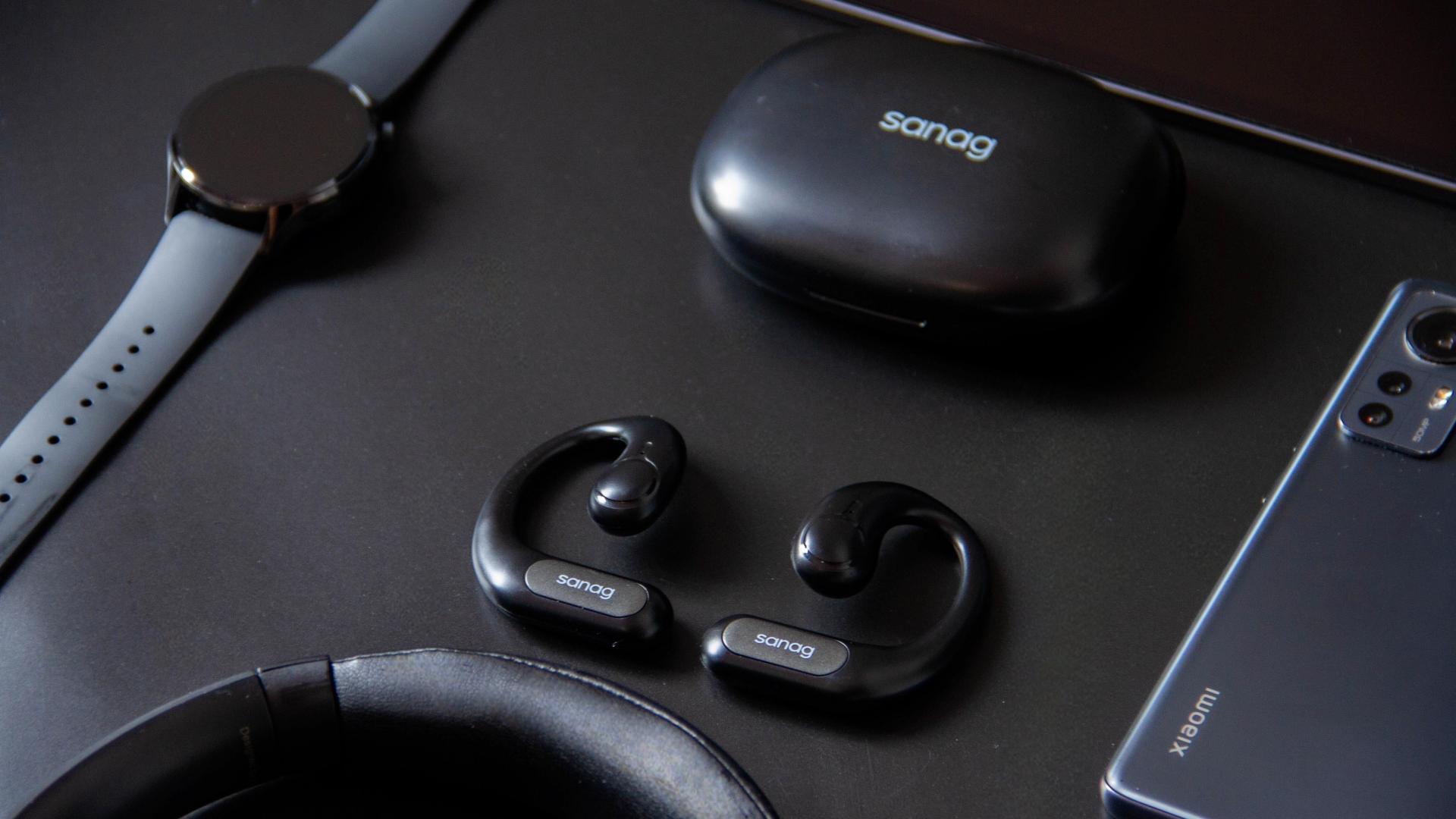 sanag塞那Z63耳挂式耳机，不入耳就能听歌还呵护你的听力