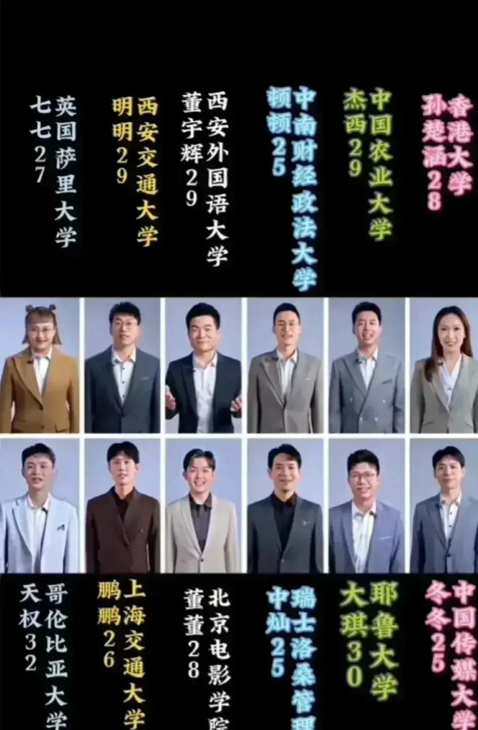 
东方甄选为什么董宇辉最火？

看了这张图才知道东方甄选的主播大多数都有留学背景