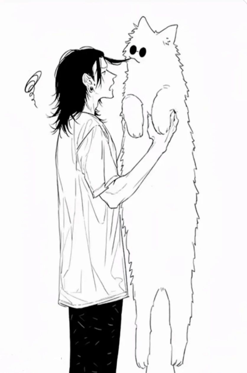 当悟变成猫咪
“悟…不要吃我刘海”#夏油杰
#五条悟 #cp