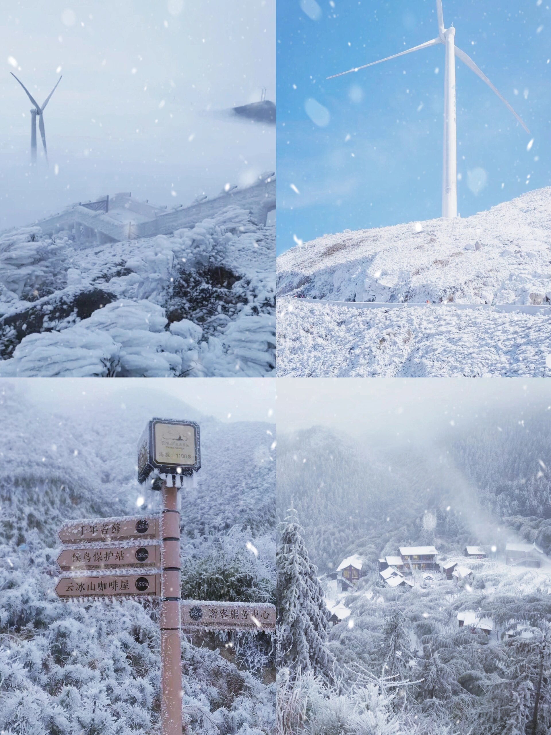 看雪啦！广东也有看雪的地方！