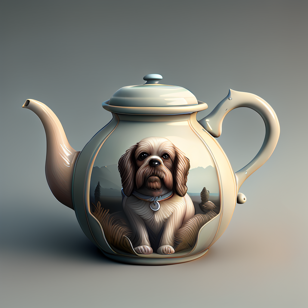 茶壶+狗皮，只有到了AI时代，才能看到这些图！