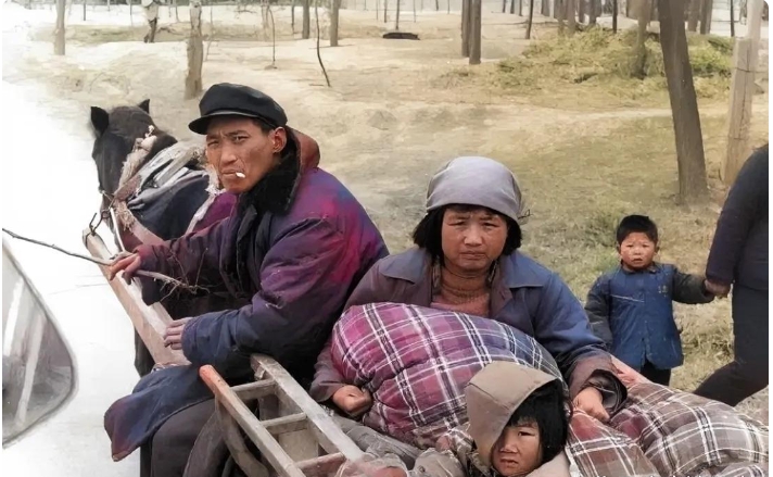 80年代，陕西咸阳，一位刚做完结扎手术的女子，正坐着丈夫的马车回家，因为天气寒冷