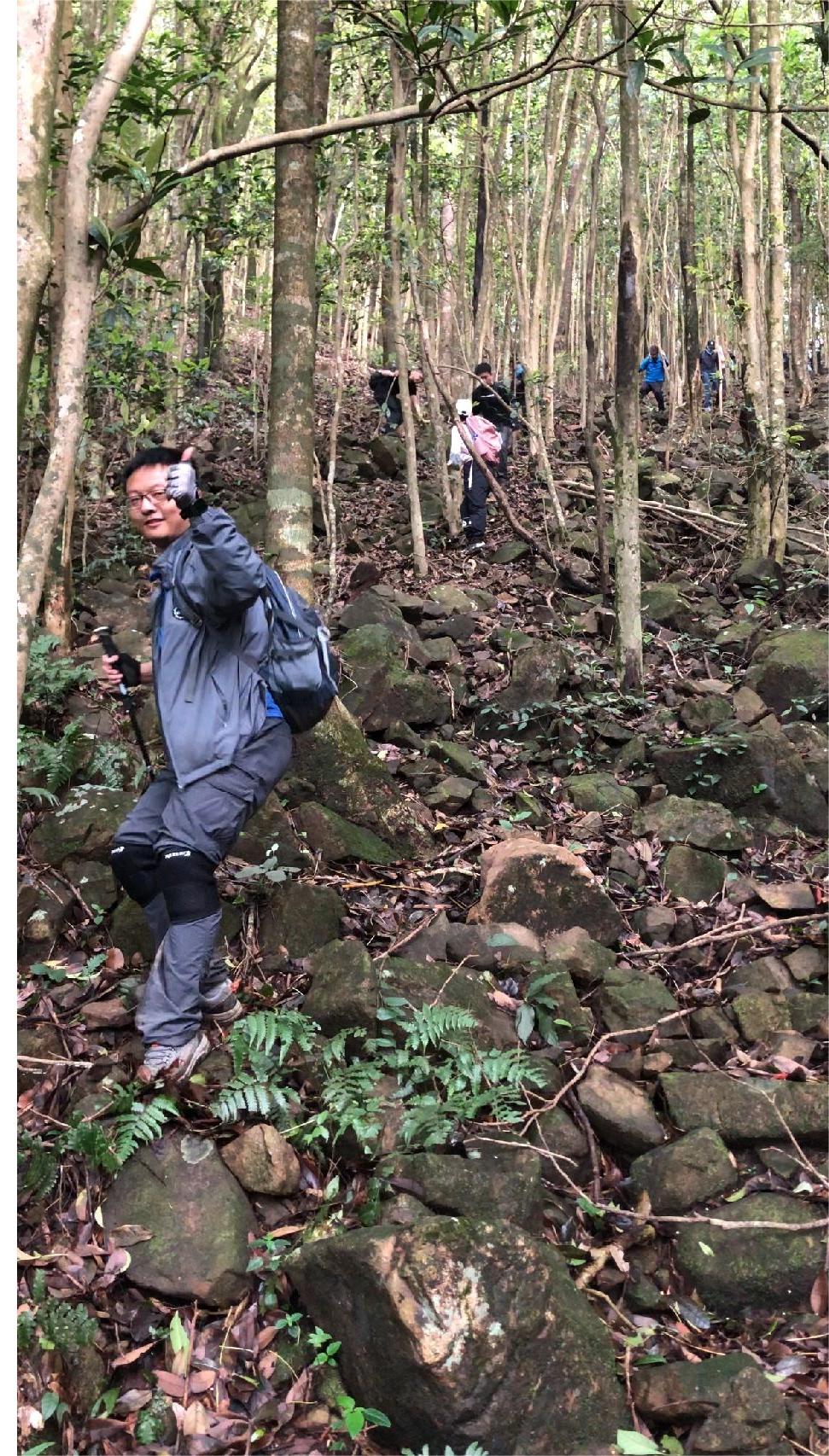 每周一山||爬树过河登从化烧伤岭